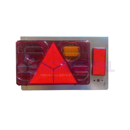 Kit electrico individual led Merida (piloto 4 servicios, chapa, cable)