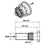 Espárrago ADR M20 x 93 unidad suelta kit 9RC20L2-8 (gemela)