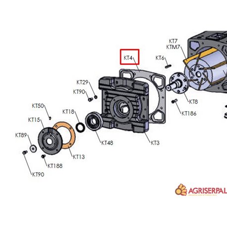 KT 4 JUNTA PLATO KTM 1200/1500 