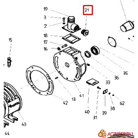 Nº 21 Tapón modelos KD3000/14000